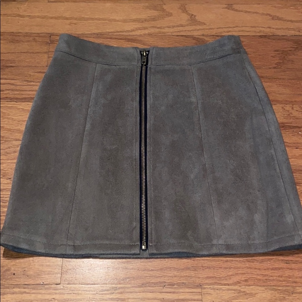suede skirt